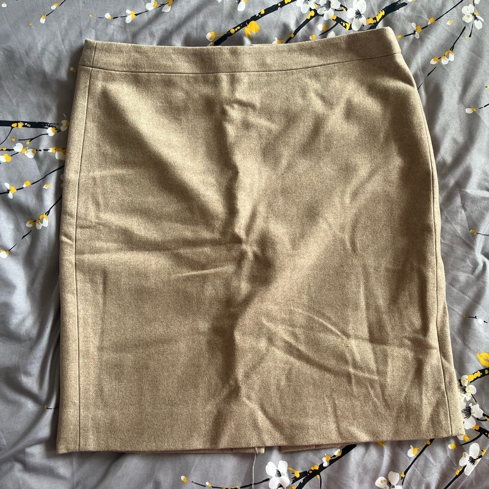J. Crew pencil skirt in tan